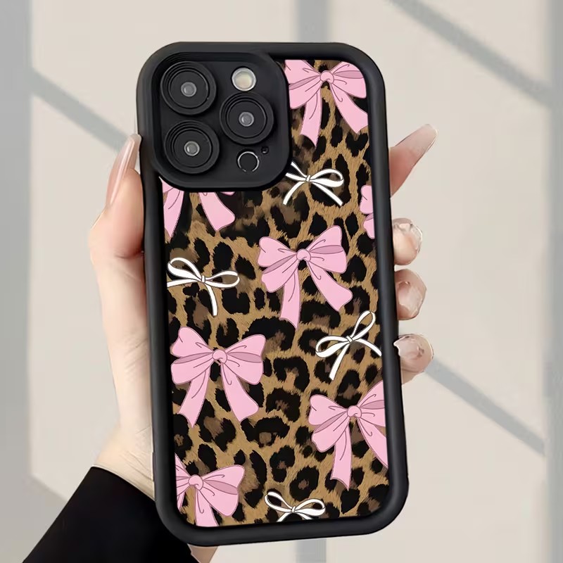 Leopard Print Bow Phone Case F - огляд і ціна Phone Cases Xr Iphone