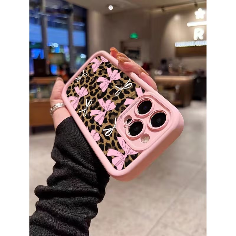 Leopard Print Bow Phone Case F - огляд і ціна Phone Cases Xr Iphone