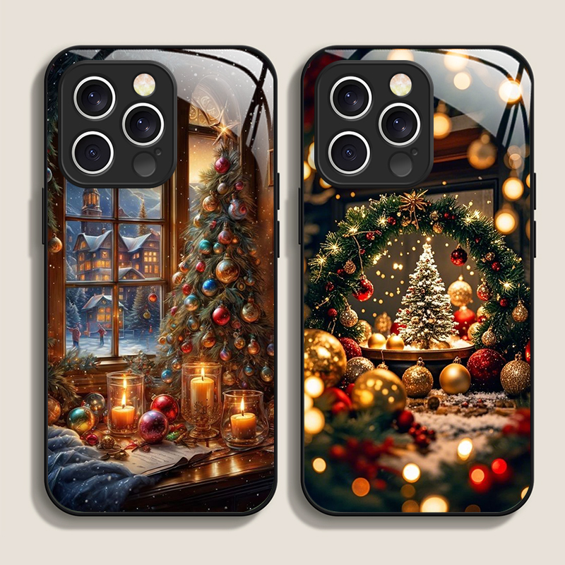 Christmas Tree Gift Snowy Town - огляд і ціна Phone Cases For Iphone 16