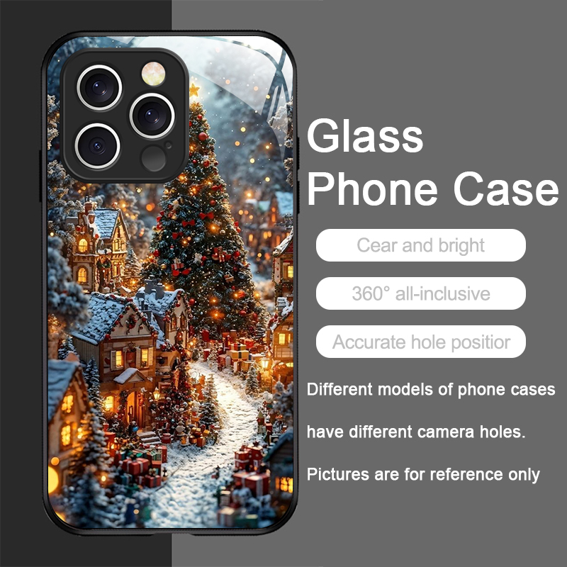 Christmas Tree Gift Snowy Town - огляд і ціна Phone Cases For Iphone 16