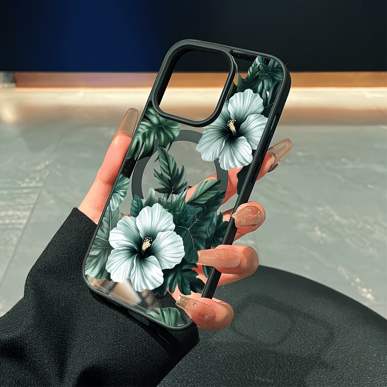 Green Floral Print Phone Case  - огляд і ціна Phone Cases Xr Iphone
